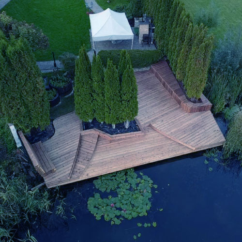 Construction of terraces and pathways