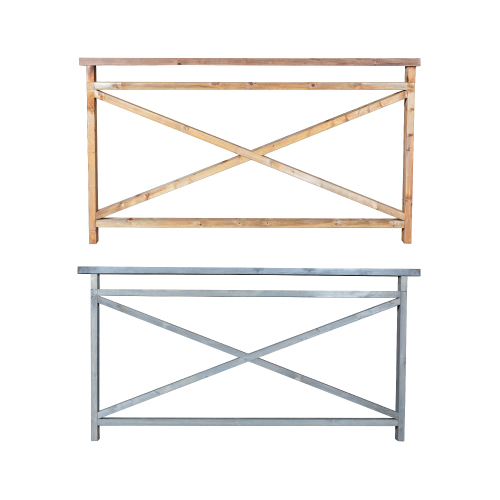 Railings for footbridges and pontoons