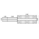 Set of floating pontoon 2.4 x 6 m (6x240L) Set of floating pontoon 2.4 x 6 m (6x240L)