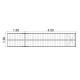 Set of floating pontoon 1.2 x 4.5 m (1x550L) Set of floating pontoon 1.2 x 4.5 m (1x550L)