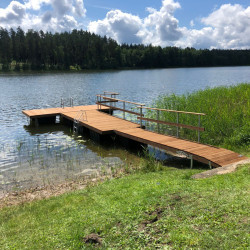 Set of floating pontoon 6.0 x 2.4 m (13x550L)