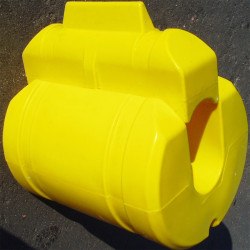 Slurry pipeline floats 150-160