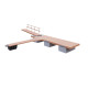 BP102 Set of floating pontoon platform 9×2.4m with decking