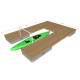 U-shaped pontoon with accessibility features (4x700L) U-shaped pontoon with accessibility features (4x700L)
